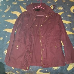 Burgundy jacket